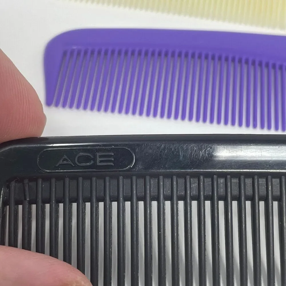 Vintage 16pc Hair Comb Lot ACE Goody‎ Lorraine